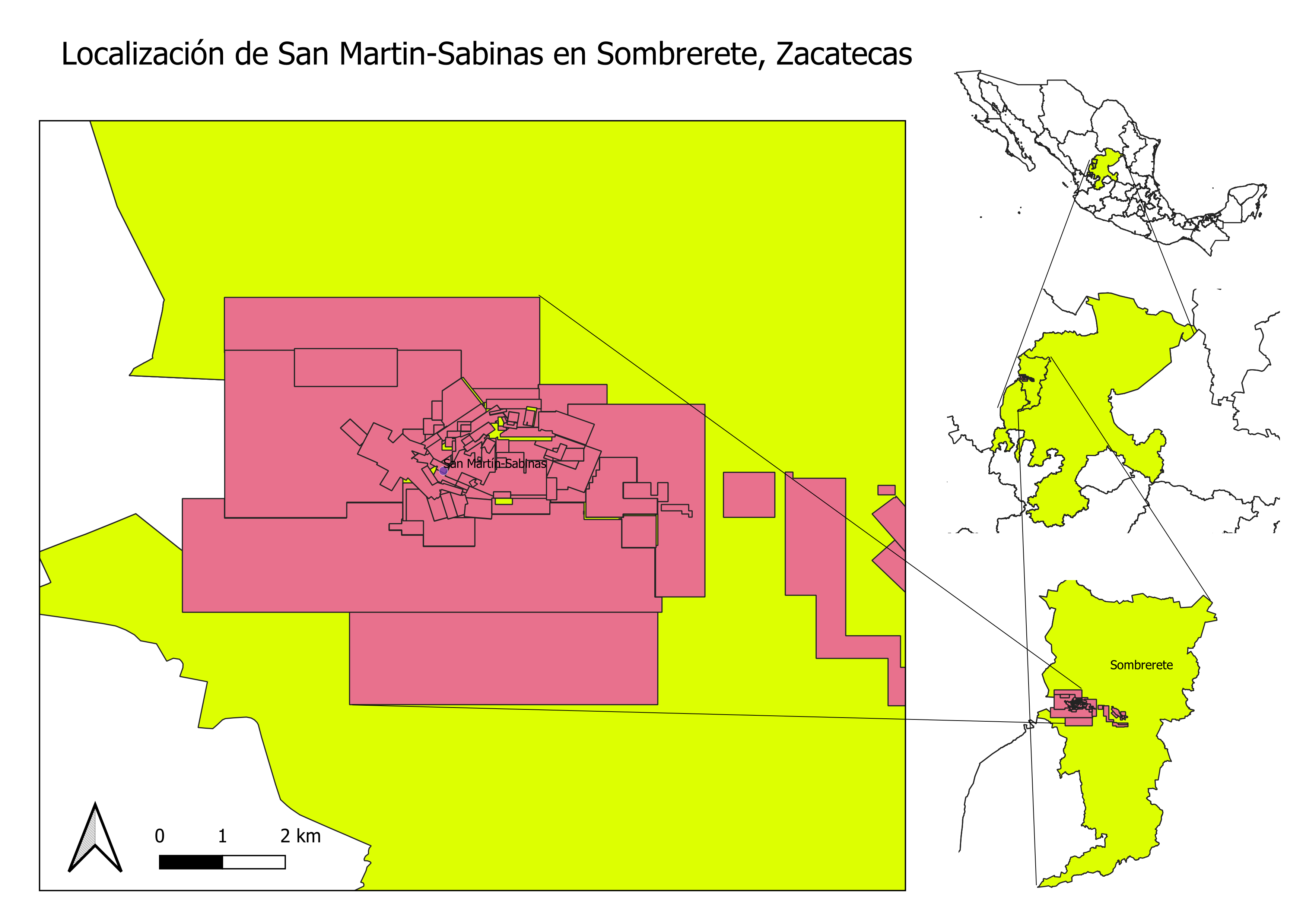 Localización de San Martín-Sabinas